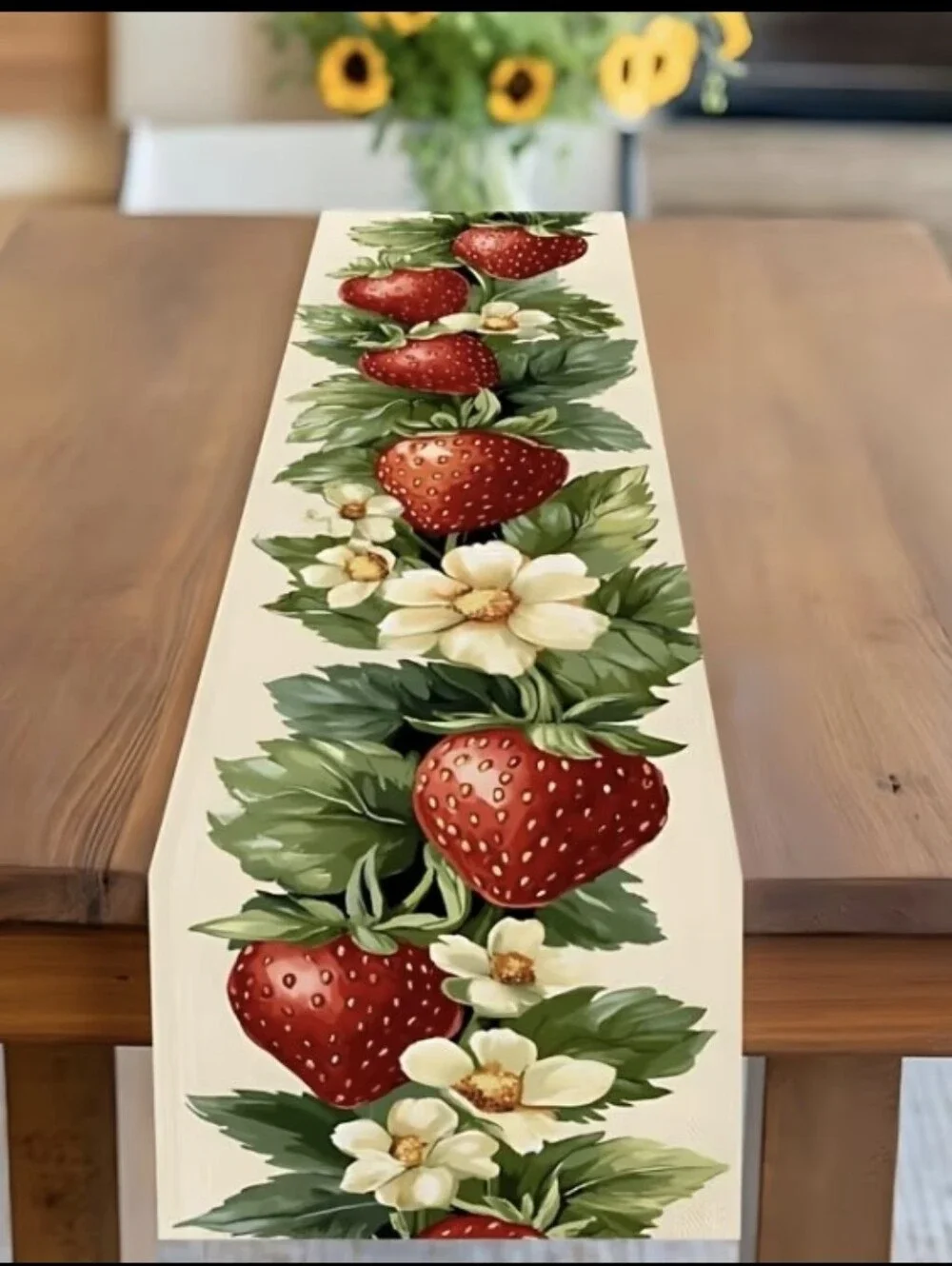 Strawberry 🍓 Decor Table Runner NEW